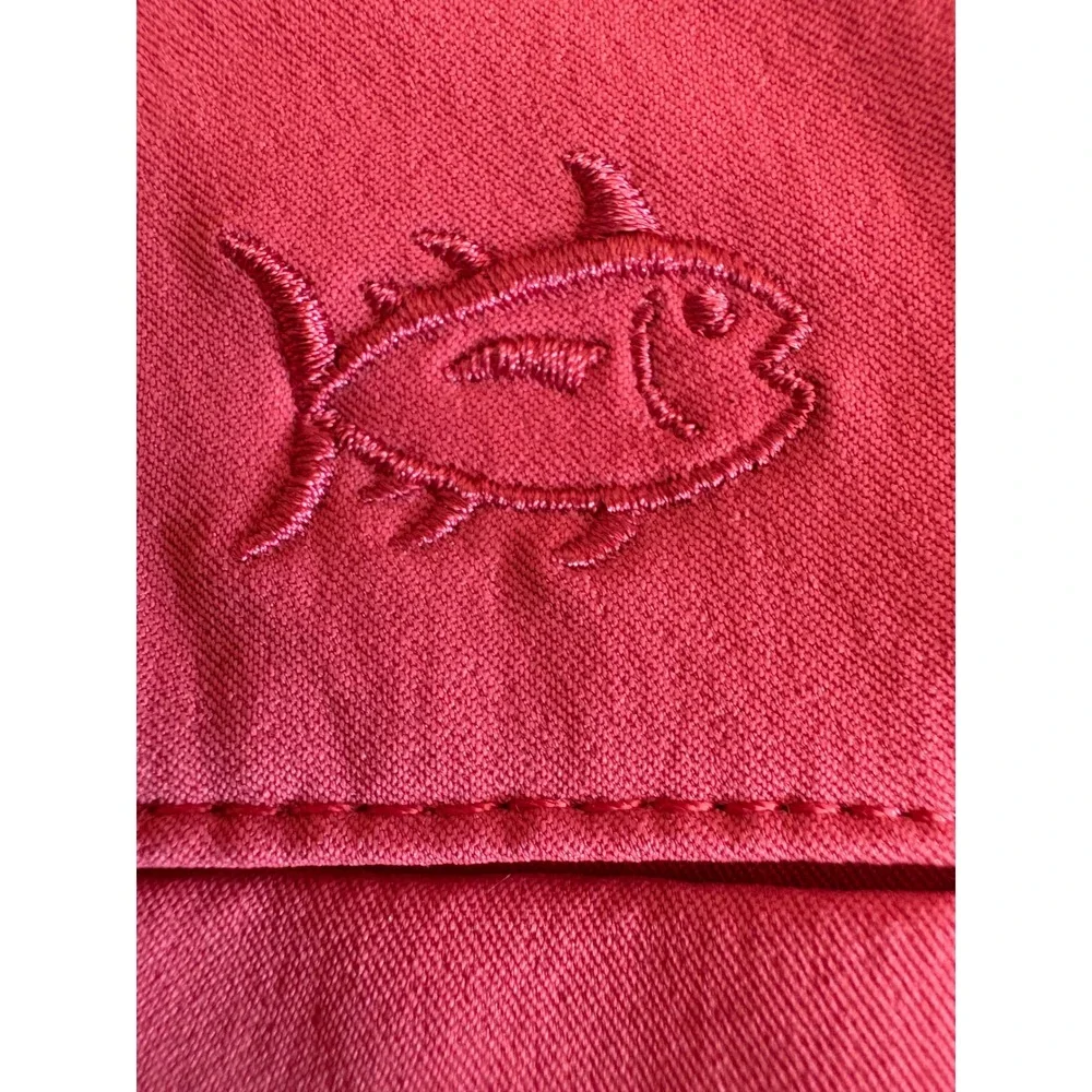 Southern Tide brrr‎ Performance Shorts Mens 40 Coral Pink Cooling Stretch Golf